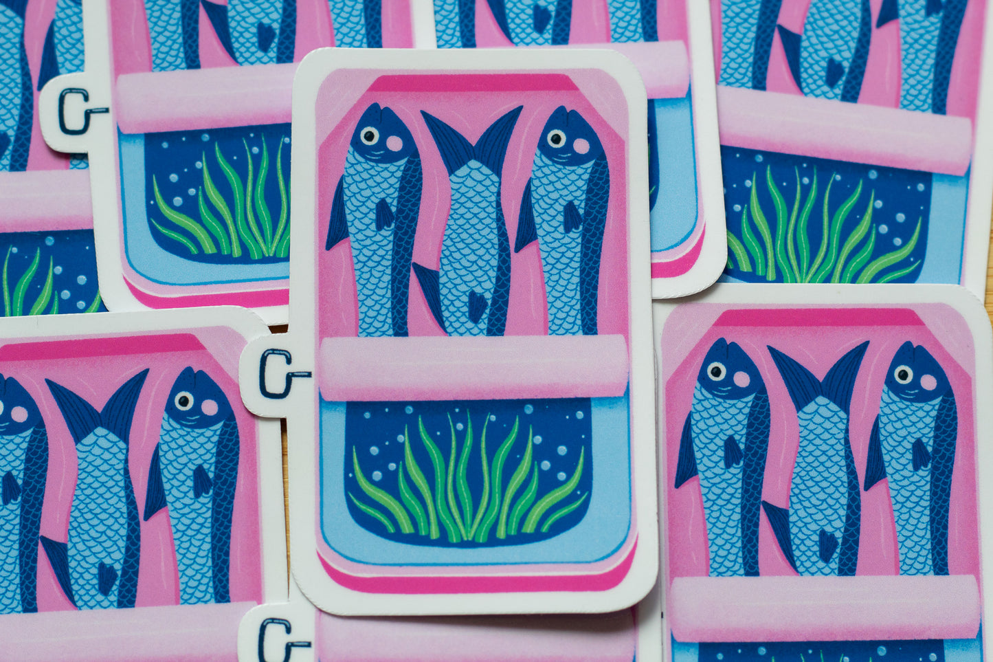 Tinned Fish Sardine Sticker
