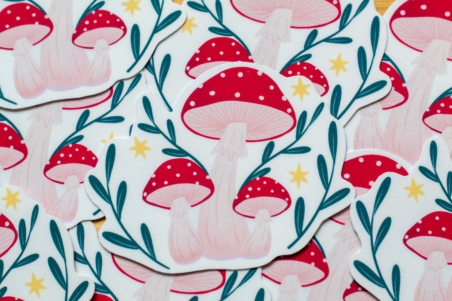 Toadstool Mushroom Sticker