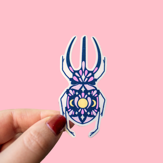 Mosaic Beetle Sticker