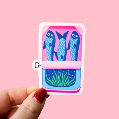 Tinned Fish Sardine Sticker
