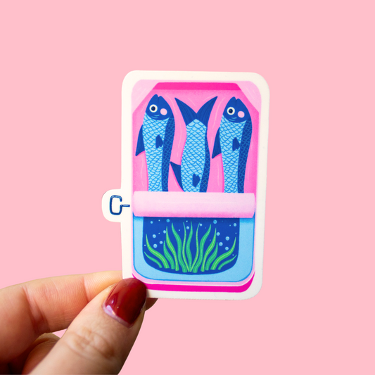 Tinned Fish Sardine Sticker