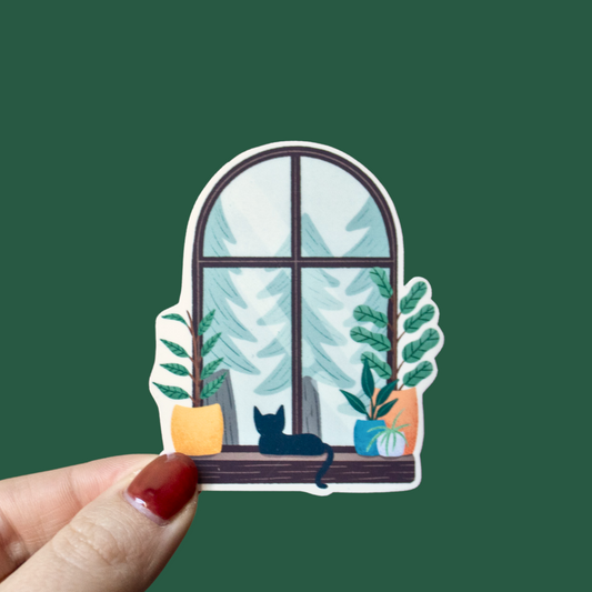 Cat Window Sticker