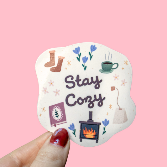 Stay Cozy Sticker