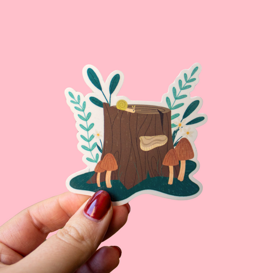 Mush Log Sticker