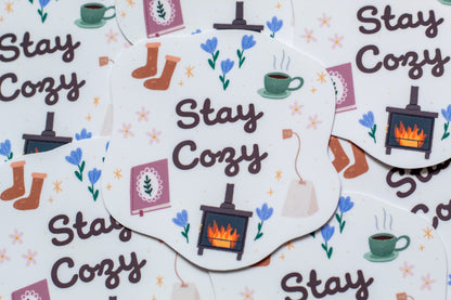 Stay Cozy Sticker