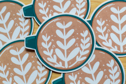 Latte Sticker