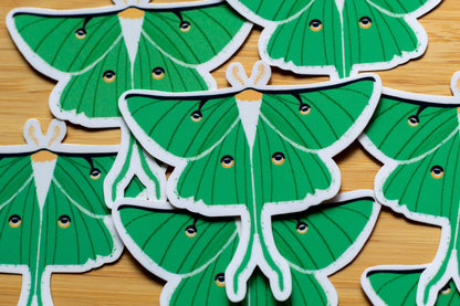 Luna Moth Sticker
