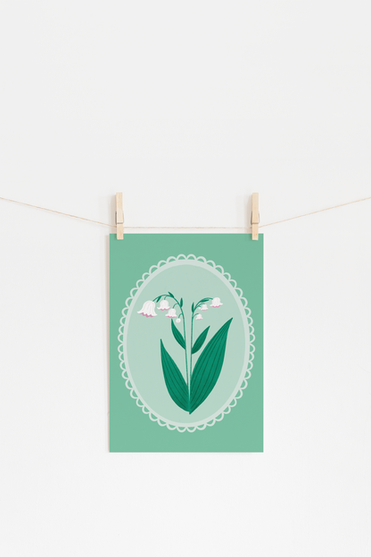Lily of the Valley Print